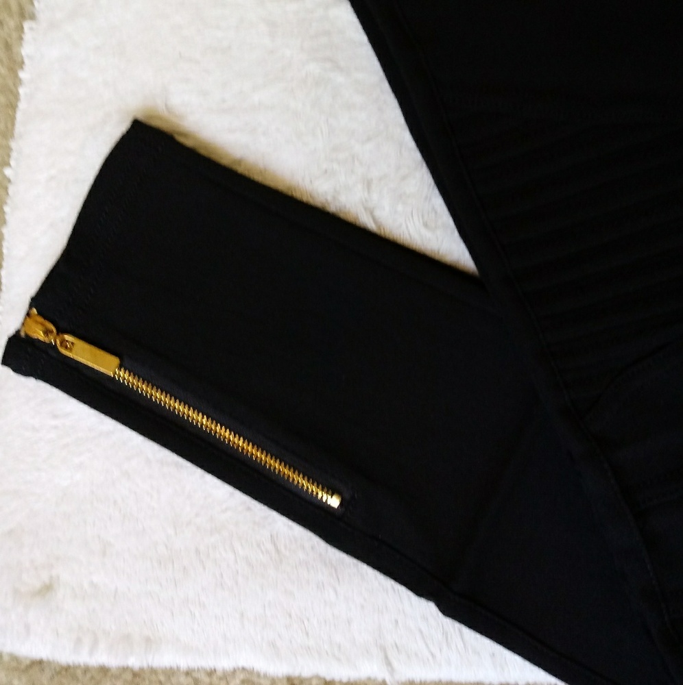 Moto Jeggings - Black - Picture 4 of 4
